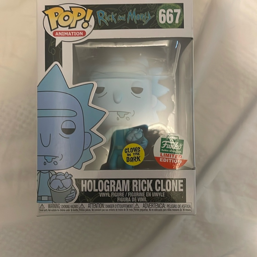 Hologram Rick clone funko 667